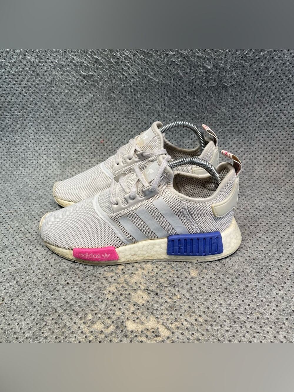 Adidas NMD R1 Grey Running Shoes Size 5.5 Boys